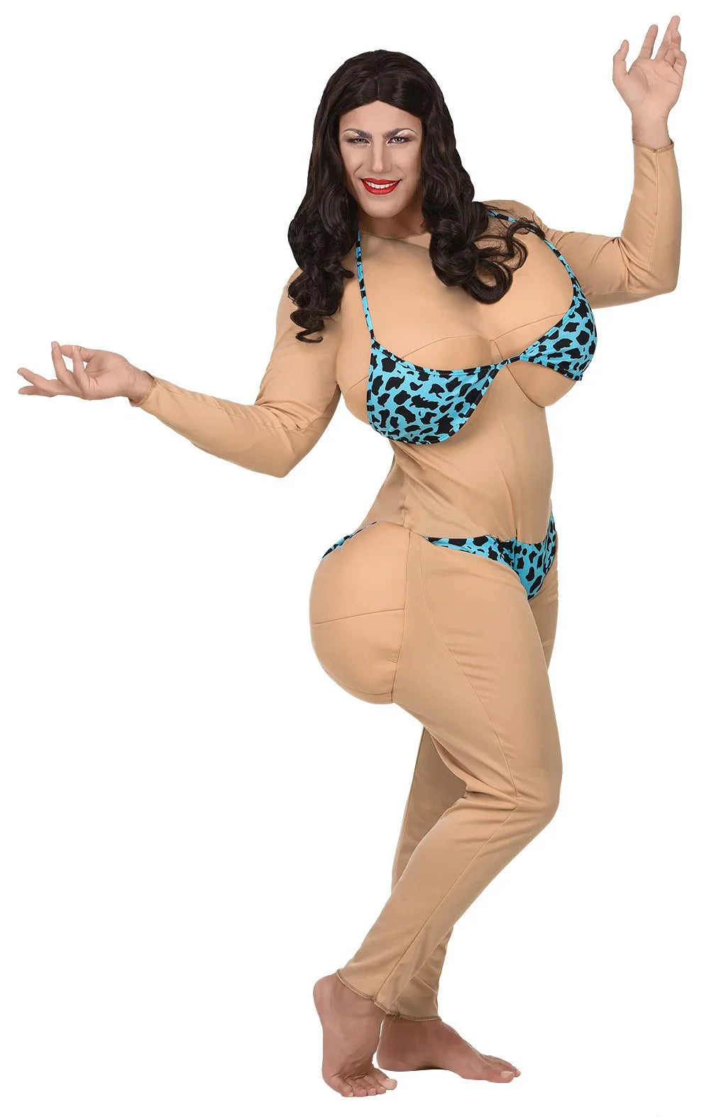 Disfraz de Culturista en Bikini para Adulto Personajes de la tele Widmann